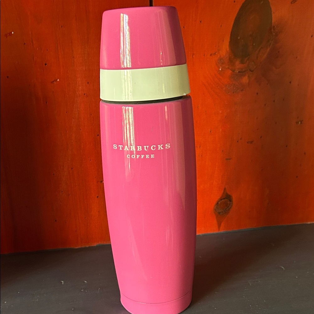 Starbucks Pink and White Coffee Tumbler